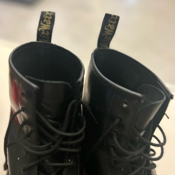 Dr. Martens Classic Black Men's Lace-Up Boots 13 Preowned airwair - Picture 5 of 7